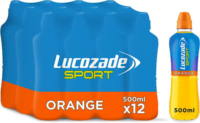 Lucozade Sport Orange 500ml Bottles (Pack of 12)