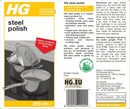 HG Steel Polish, Steel, Chrome & Copper | 3in1 Polish, Cleaner & Protector | 250ml