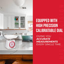 Casa&amp;Casa Mechanical Kitchen Scales, Professional Food Weighing Scale with Classic Analog Display.