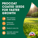 Doff Fast Acting Lawn Seed with Procoat- 1kg