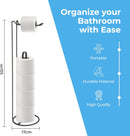 Blue Canyon Stainless Steel Toilet Roll Holder Grey