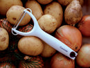 Culinare C30001 Safety Peeler | Plastic and Stainless Steel Manual Vegetable Peeler