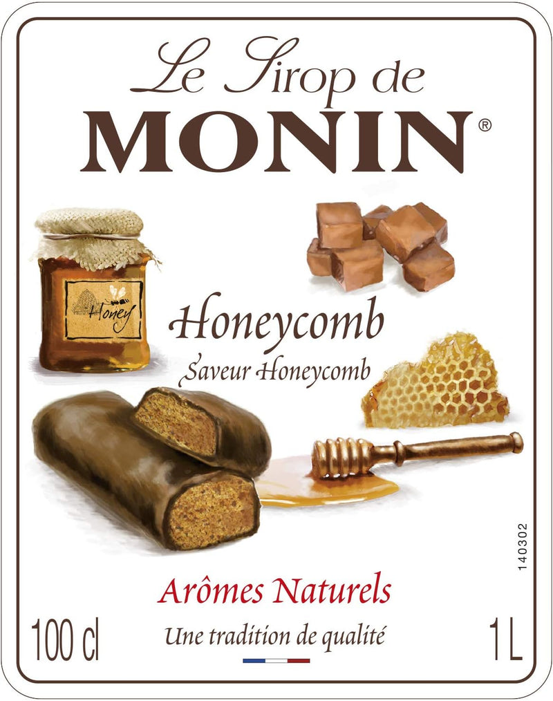 Monin Honeycomb Coffee Syrup 1 Litre