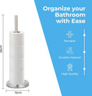 Blue Canyon Stainless Steel Toilet Roll Holder Spike