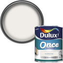 Dulux Once Satinwood Paint For Wood And Metal - Pure Brilliant White 2.5L