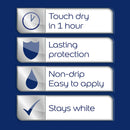 Dulux Quick Dry Eggshell Paint For Wood And Metal - Pure Brilliant White 750 Ml