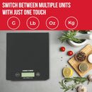 Casa & Casa Digital Kitchen Scales | Precise Graduation to 1g | Black.