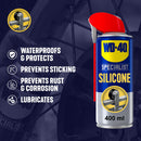 WD-40 Specialist Silicone Spray Lubricant, 400ml with Smart Straw