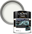 Crown Trade Fastflow Quick Dry Satin White