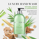 Baylis & Harding Vetiver, Cedar & Lemongrass | Anti-Bacterial Luxury Hand Wash | 1 x 500ml