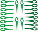 ALM QT028 plastic blades suitable for Gtech Qualcast Bosch and Sovereign | 1 x 20 Pack
