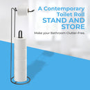 Blue Canyon Stainless Steel Toilet Roll Holder Grey