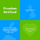 RSPB - Fat Balls for Wild Birds | High Energy Suet Balls | Made in the UK | 1 x 50 Box