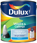 Dulux Walls & Ceilings Matt Emulsion Paint | Bright Skies | 1 x 2.5 Litre