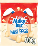 Milkybar White Chocolate Easter Mini Eggs Sharing Bag 80g