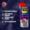 WD-40 Specialist Penetrant Spray, 400ml, Rust Penetrating Oil Spray
