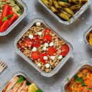 Caroline Foil Trays & Lids 16oz | 103 x 129 x 41mm | 1 x 10pk