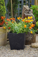 Primeur Eco Garden 33Cm Sonata Recycled Rubber Plant Pot Slate