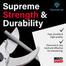 Multi-Sharp 3500 Multi-Purpose Diamond Tool Sharpener for Pruners, Secateurs, Loppers etc..