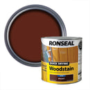 Ronseal Walnut Satin Woodstain | Soft or Hard Wood | Quick Drying | 250ml