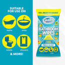 Duzzit Bathroom Wipes | 60 Biodegradable Wipes | Fresh Burst | 1 x 60 Pack