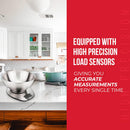 Casa & Casa Digital Kitchen Scales & bowl, Professional Food Weighing Scale with Display, Electronic Scale