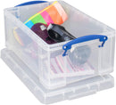 Really Useful Clear Plastic Storage Box 9 Litre