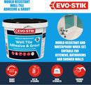 EVO-STIK Mould Resistant Wall Tile Adhesive & Grout 2.5 Litre