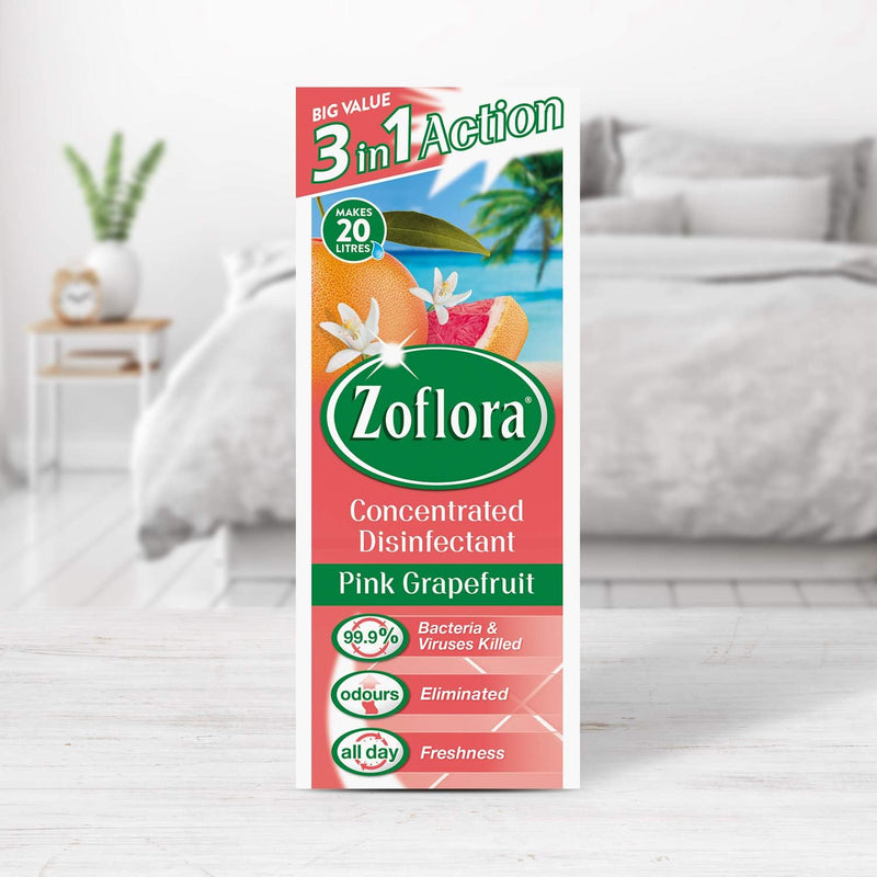 Zoflora Concentrated Disinfectant Pink Grapefruit 500ml
