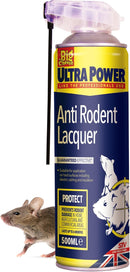 The Big Cheese Ultra Power | Anti Rodent Lacquer |Dual Action Aerosol | 1 x 500ml