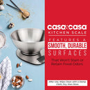 Casa & Casa Digital Kitchen Scales & bowl, Professional Food Weighing Scale with Display, Electronic Scale