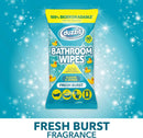 Duzzit Bathroom Wipes | 60 Biodegradable Wipes | Fresh Burst | 1 x 60 Pack