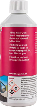 Tableau Window Cream, Cleans And Polishes All Glass Surfaces, 500ml