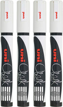 Uni-Ball UniChalk Chalk Marker Medium White (Pack of 4) 153494342