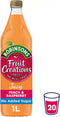 Robinsons Fruit Creations Peach & Raspberry Squash 1 Litre No Added Sugar
