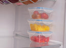 Addis Clip Tight Food Storage Containers 300 Ml Square Pack Of 3 Clear
