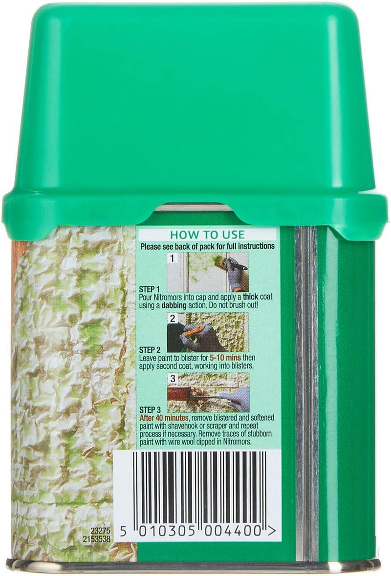 Nitromors Original Paint Stripper, Varnish & Lacquer Remover, For Wood, Metal & Concrete, 375 Ml
