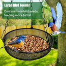Oakdale Hanging Feeder Tray Micro Mesh Food Tray Black 18.5cm