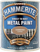 Hammerite 5092964 Direct To Rust Metal Paint - Hammered Copper Finish 750Ml