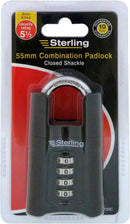 Sterling CPL155C Combination Padlock, Zinc Alloy, 9.5 cm*5.3 cm*2.8 cm
