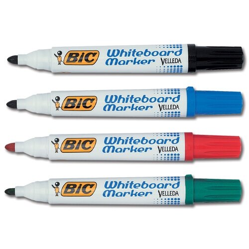 Bic Velleda 1701 Assorted Whiteboard Markers Pack 48's