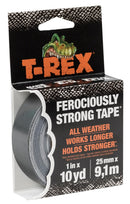 T-Rex Tape Ferociously Strong Waterproof Graphite Grey Tape, 25mm x 9.14m