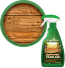 Cuprinol Natural Enhancing Teak Oil | Woodcare for all hardwood | Clear 500ml