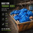 Ecobag - 6 Pack Blue Rubble Bags - 30L - 80 Microns