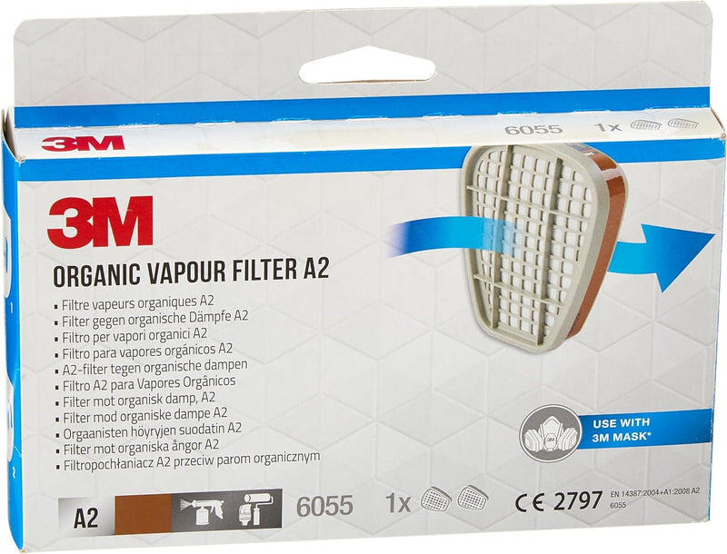 3M 6055 A2 Gas & Vapour Filters