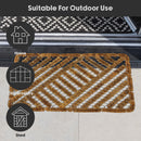 JVL Boston Scraper Door Mat, 39 x 59 cm