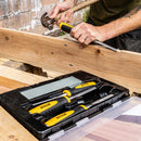 Xtrade X0900044 Chisel Set With Sharpening Stone (4 Piece)