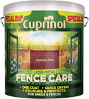 Cuprinol Less Mess Fence Care Autumn Red 6 Litre