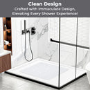 Blue Canyon Nonslip Antibacterial Rubber Shower Mats 53X53 Cm White