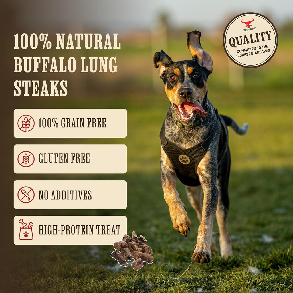 Gallery Detail: The Buffalo Co Buffalo Lung Steaks For Dogs 100 Natural